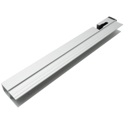 T50 locking profile/counterholder, aluminum, 400 mm, left