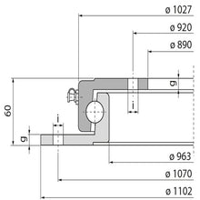 Kuulakärki KLK 1100ND, porattu, 70 kN, 1102 mm