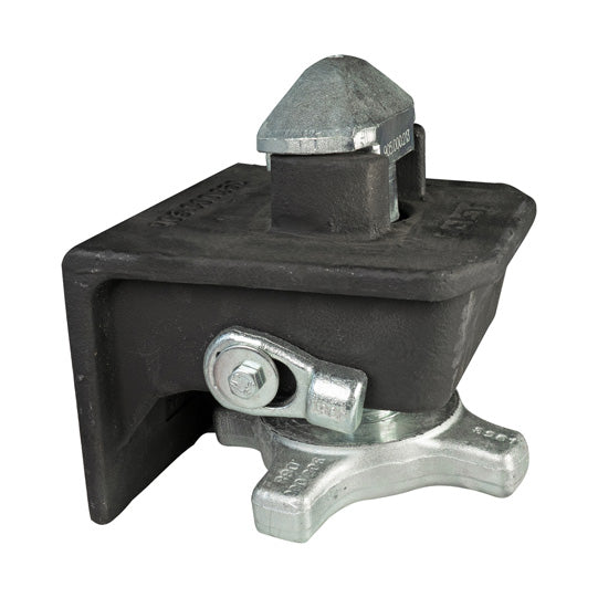 Container locking device F 02 SK-R, for container chassis