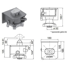 Container lock R 401 VAK, for container chassis