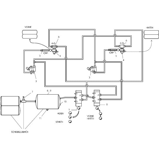 Control system SSTN 2 HS 650.290.000 for 2 lifting arms