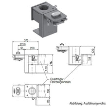 Height adjustment HVC 120, L, f. swap-body vehicles
