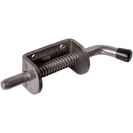 Jousisalpa ruuvattavalla levyllä, ruostumaton teräs