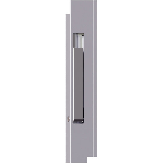 Long travel lock, anodised aluminium, L, 400 mm, w/out stop