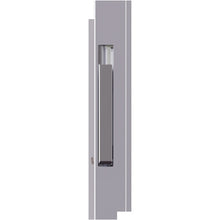 Long travel lock, anodised aluminium, L, 400 mm, w/out stop