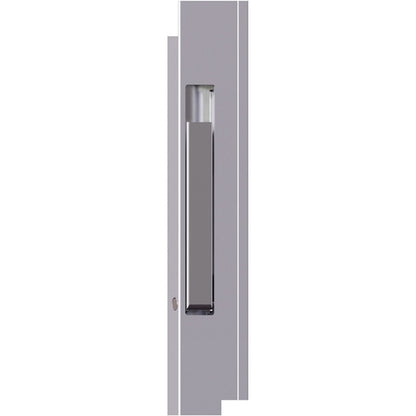 Long travel lock, anodised aluminium, L, 400 mm, w/out stop