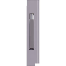 Long travel lock, anodised aluminium, L, 400 mm, w/ stop