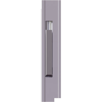 Long travel lock, anodised aluminium, L, 400 mm, w/ stop