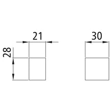 Locking pocket f. welding, L = R, raw stl.
