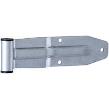 Hinge leaf, galvanised, L 256 mm, W 66/65 mm, H30 mm