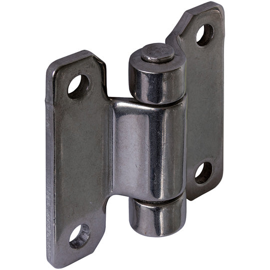 Side door hinge, SS, L 60 mm, W 44/59 mm, H9 mm