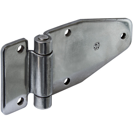 Side door hinge, SS, L 151 mm, W 65 mm, H10 mm