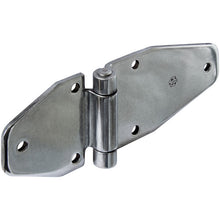 Side door hinge, SS, L 187 mm, W 65 mm, H18 mm