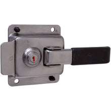 superstructure door lock, SS, w/ lock and 2 keys