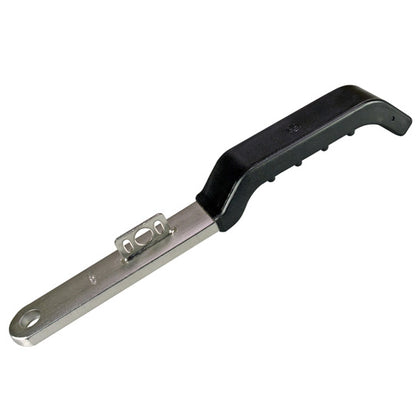 Hand lever flat, SS, 334 mm long, f. Ø 22/27 mm