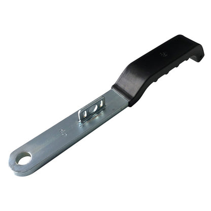 Hand lever flat, galvanised stl., 334 mm long, f. Ø 22/27 mm