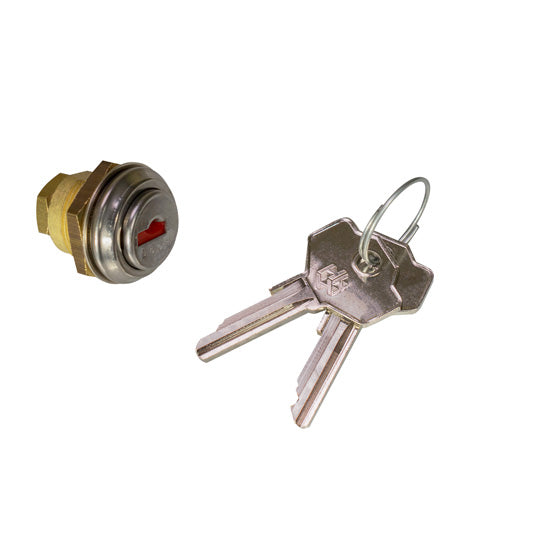 Cylinder lock, SS, w/out lock. tongue