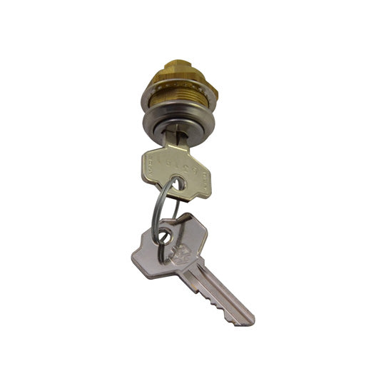 Cylinder lock, SS, w/ 2 keys, lock 3193