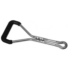 Delta hand lever, galvanized, for Ø 22 / 27 mm espagnolette bar