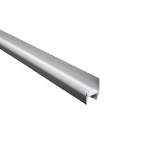 PVC hard-soft profile, grey, 25 mm, L 2700 mm