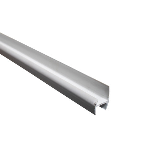 PVC hard-soft profile, grey, 28 mm, L 2700 mm