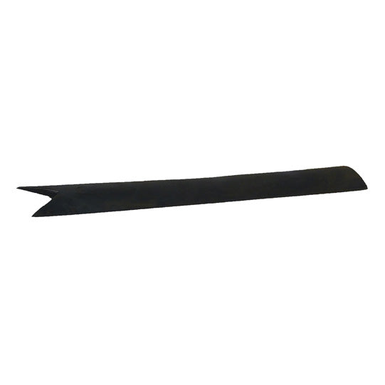 PVC cover strips f. hard/soft profile, black