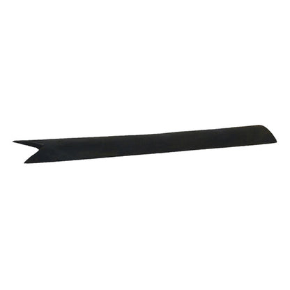 PVC cover strips f. hard/soft profile, black