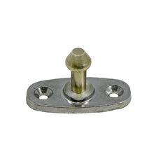 Door ret. at the side, nickel-plated brass pin 40 mm