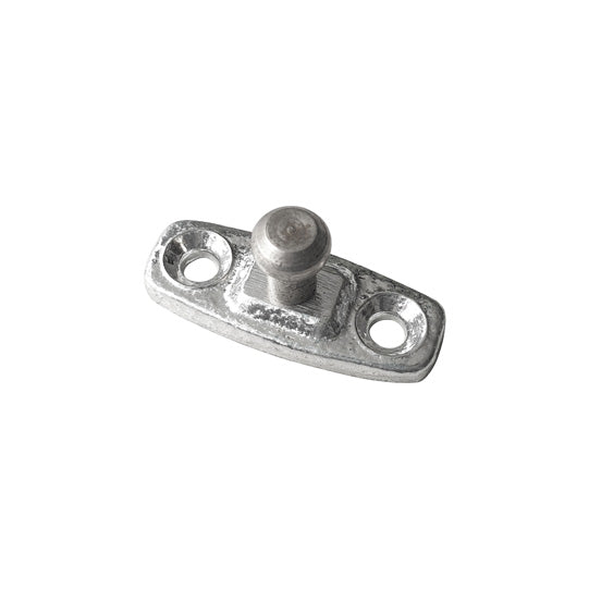 Ctrholder f. door holder, nickel-plated brass pin