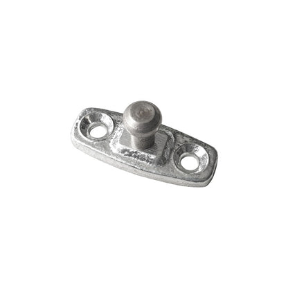 Ctrholder f. door holder, nickel-plated brass pin