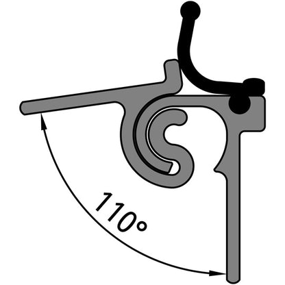 Rubber seal f. rod hinge, roll 20 m