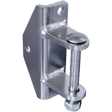 Angle bracket w/ bolt, stainless, f. hinge leaf