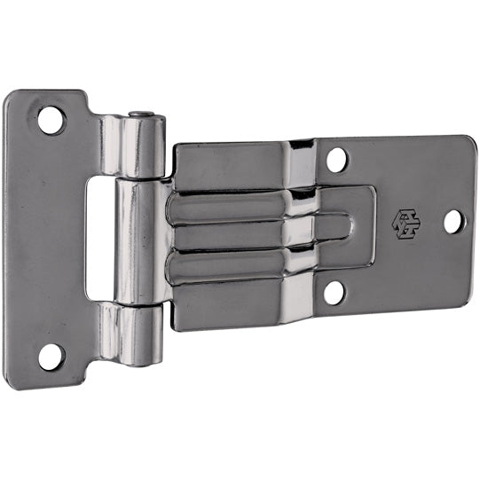 Furniture trolley hinge, stainless, L 172 mm, W 62/96 mm, H11 m