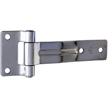 Furniture trolley hinge, stainless, L 152 mm, W 27/56 mm, H8 mm