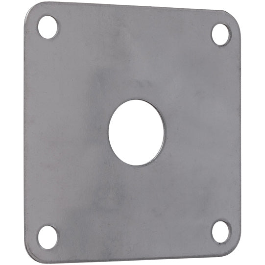 Backing plate, stainless steel, for door holders