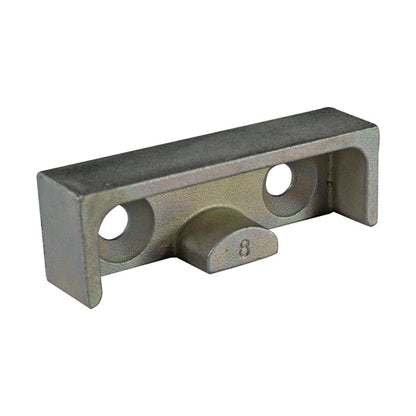 Counterholder, double-sided, galvanized, Ø 15 -16 mm