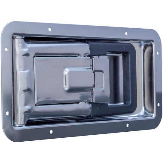 Espagnolette lock Ø 16 mm, stainless, installation depth 23.5 m