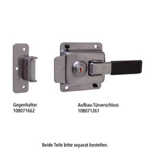 Counterholder, stainless, for closure 108071261