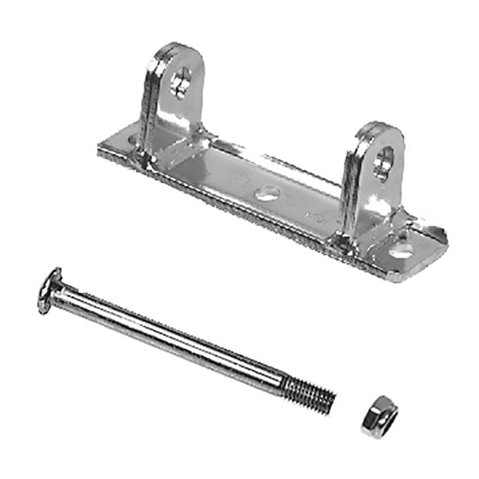 Hinge bracket with pin, stainless, 34.5 mm, for hinge leaf