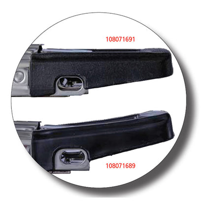 Espagnolette lock, SS, Ø 27 mm espagnolette