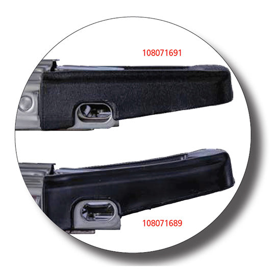 Espagnolette lock, stainless steel, Ø 27 mm espagnolette