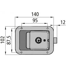 Built-in lock, SS, w/ lock, SS wedge