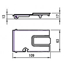 Flap/lock cover Ø 16/12, stainless steel