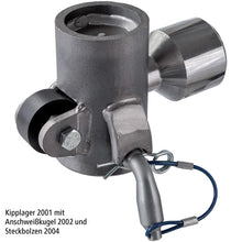 Tilting bearing 2001 ball Ø 60mm, pin width 20/18mm, low-noise