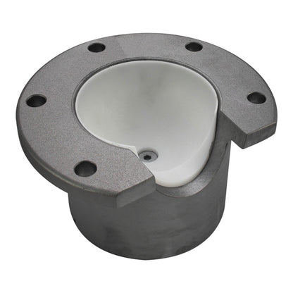 Ball swivel bearing 6001, f. ball Ø 100 mm, raw stl.