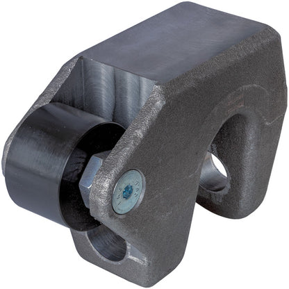 Lutningsbart fästelager 8001, stifthål 25/22 mm, rått stål.