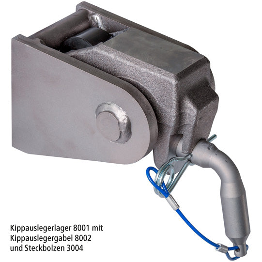 Hylsstift 3004/8004, 24/24 mm, 3-poligt lås, stål/zink/nickel