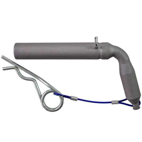 Socket pin 4004/9004, 30/30 mm, 3-pin lock., stl./zinc/nickel