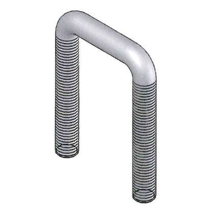 Lashing bracket CR 40 galvanized, extended thread
