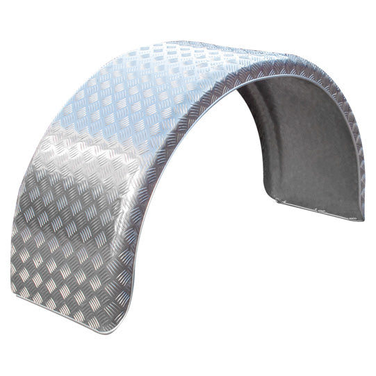Mudguard HALQ 65128 (round), chequer plate